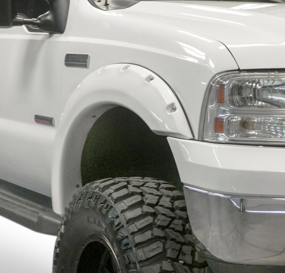 Fender Flares For F250 Super Duty 4-Piece Pocket Rivet Fender