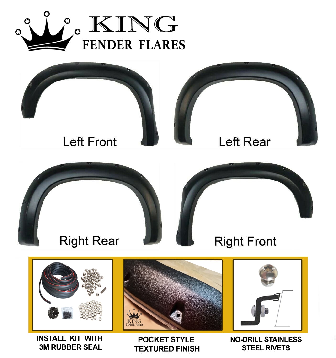 2019-2022 SILVERADO 1500 POCKET STYLE