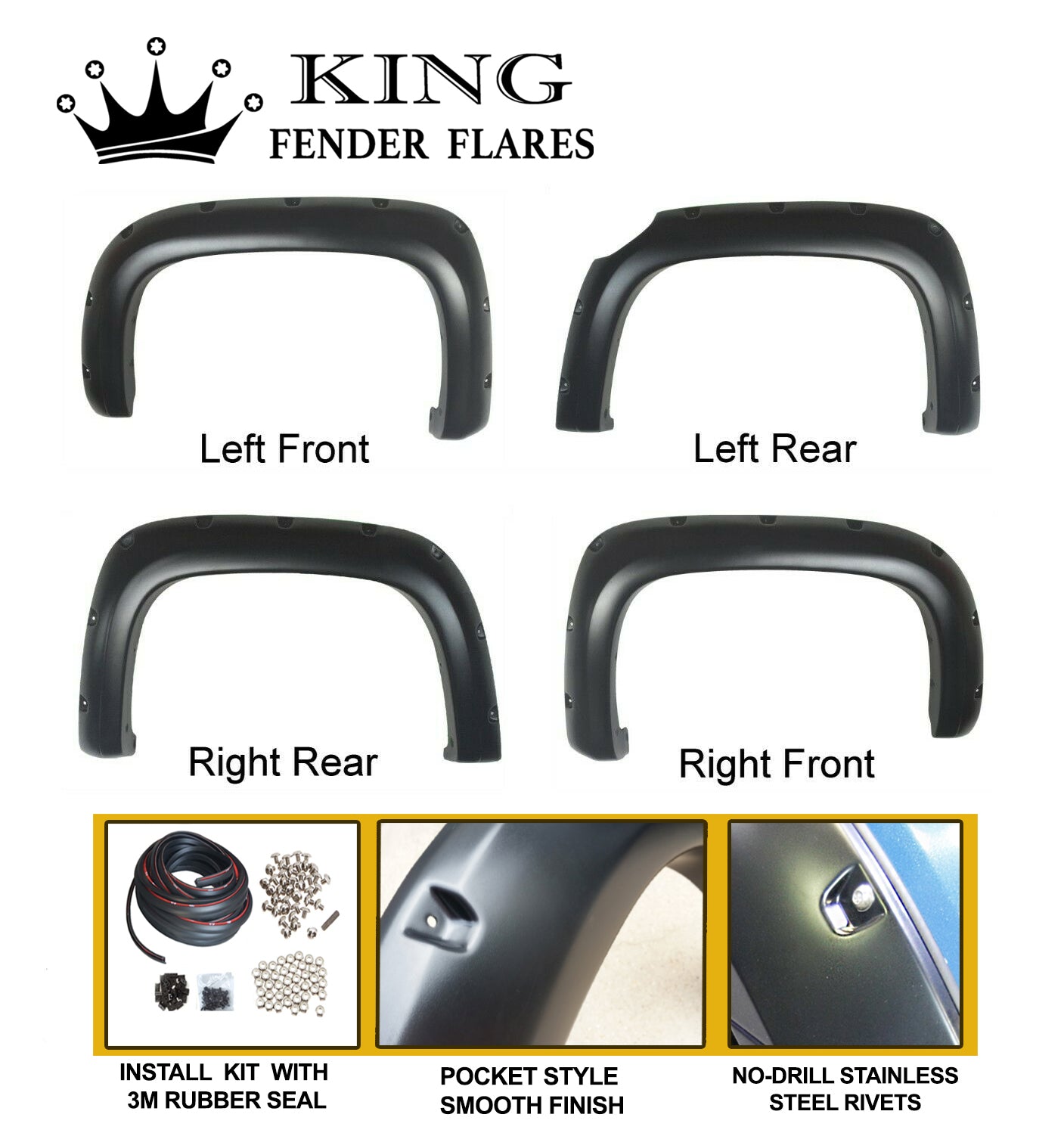 2015-2022 COLORADO 5'1" bed length POCKET STYLE