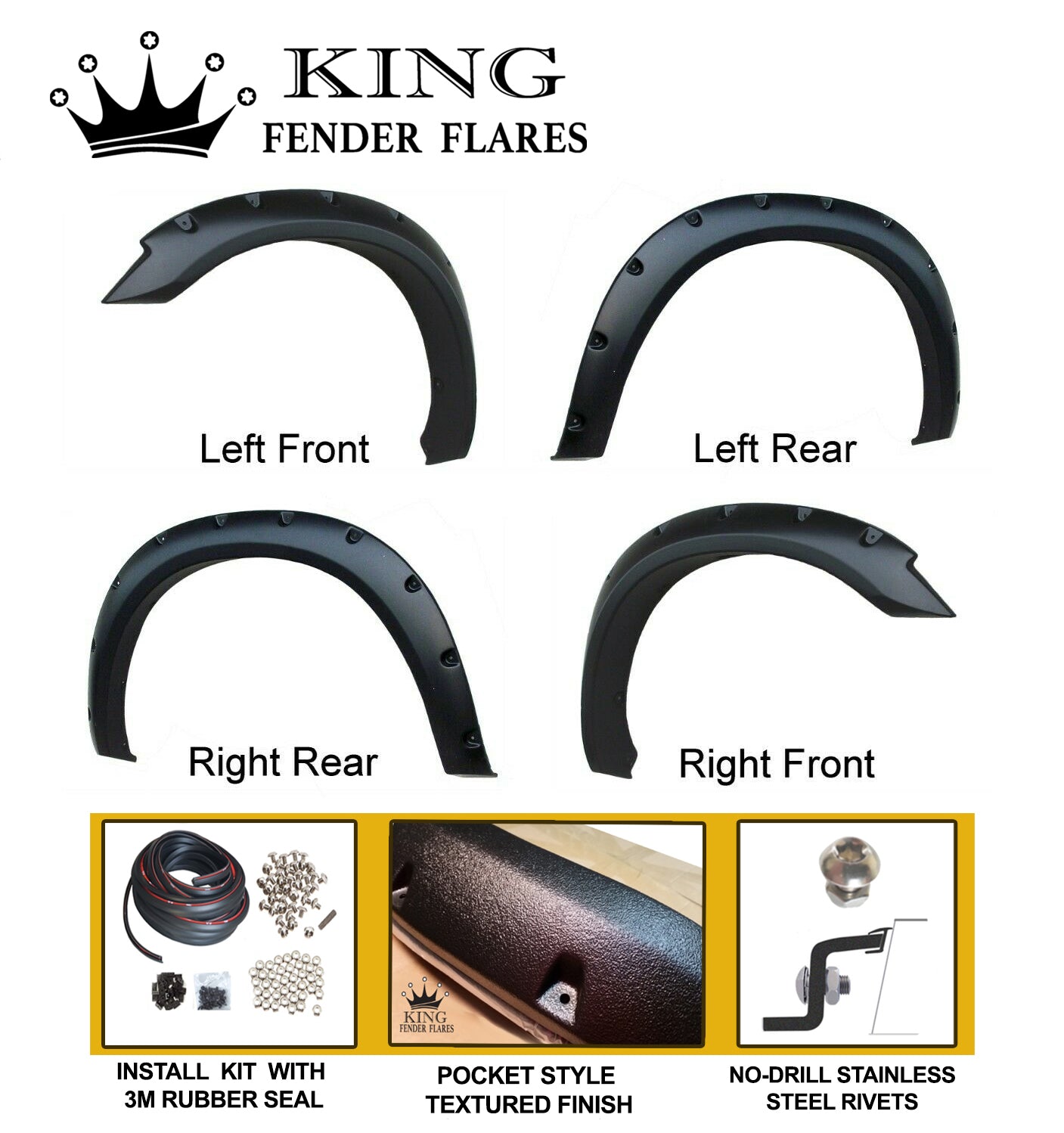 2010-2018 RAM 2500 3500 POCKET STYLE