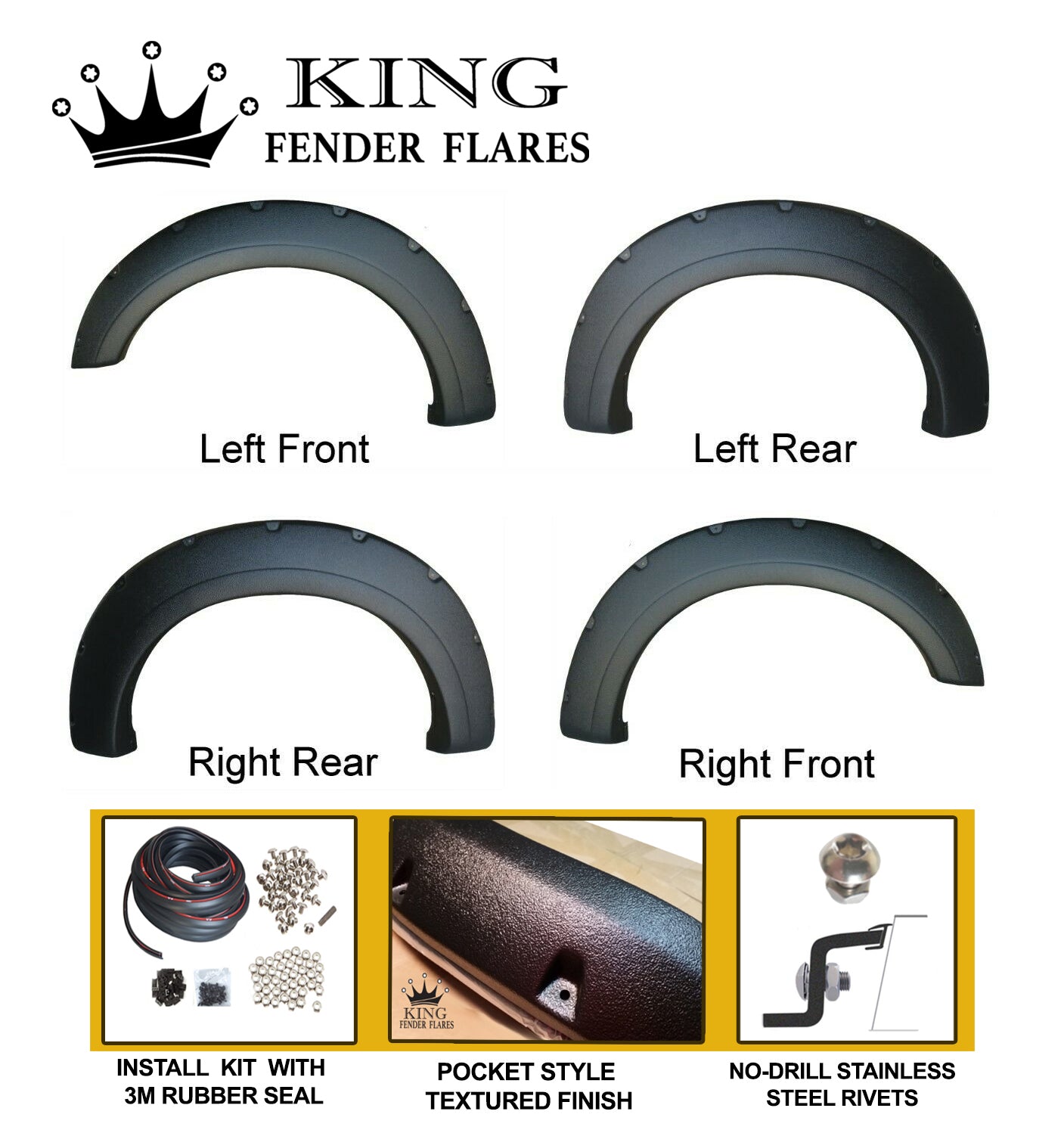 2017-2022 FORD F-250 F-350 POCKET STYLE