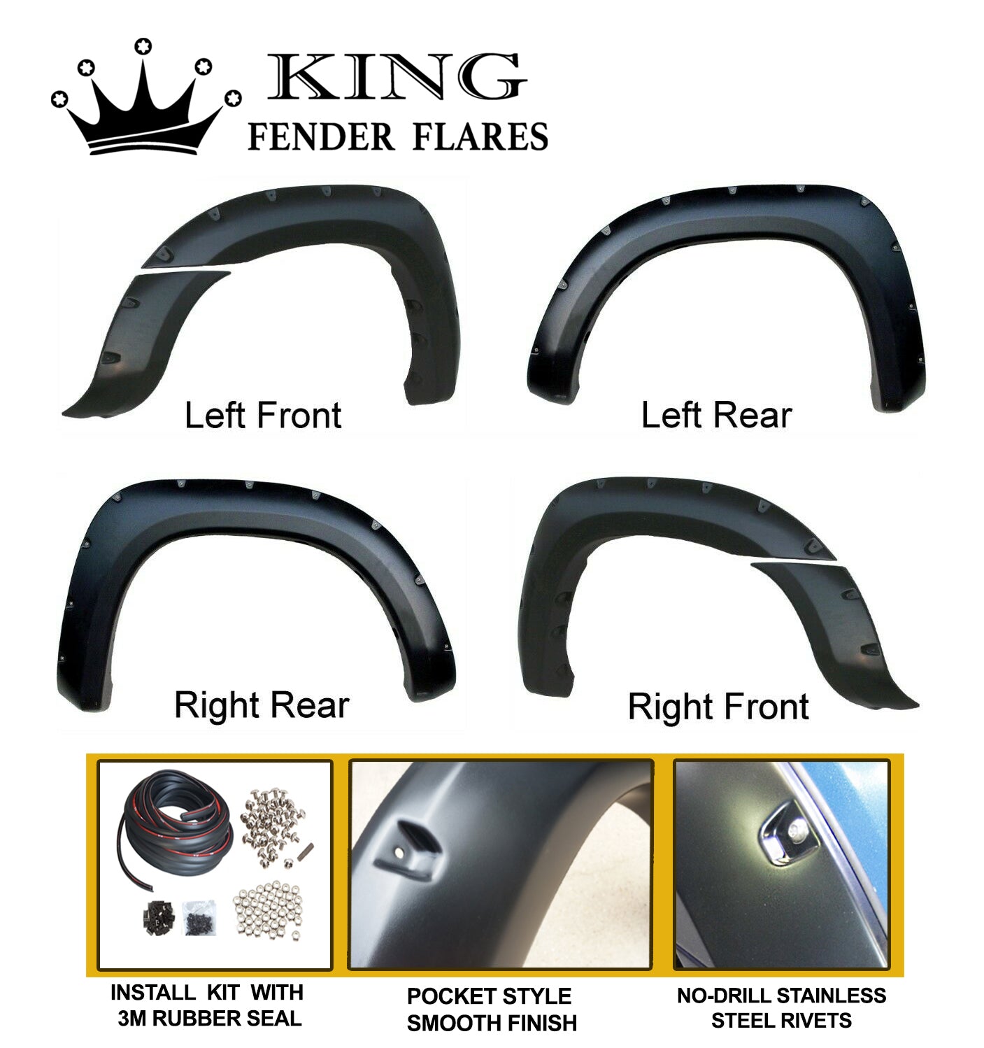2005-2011 TACOMA LONG BED POCKET STYLE