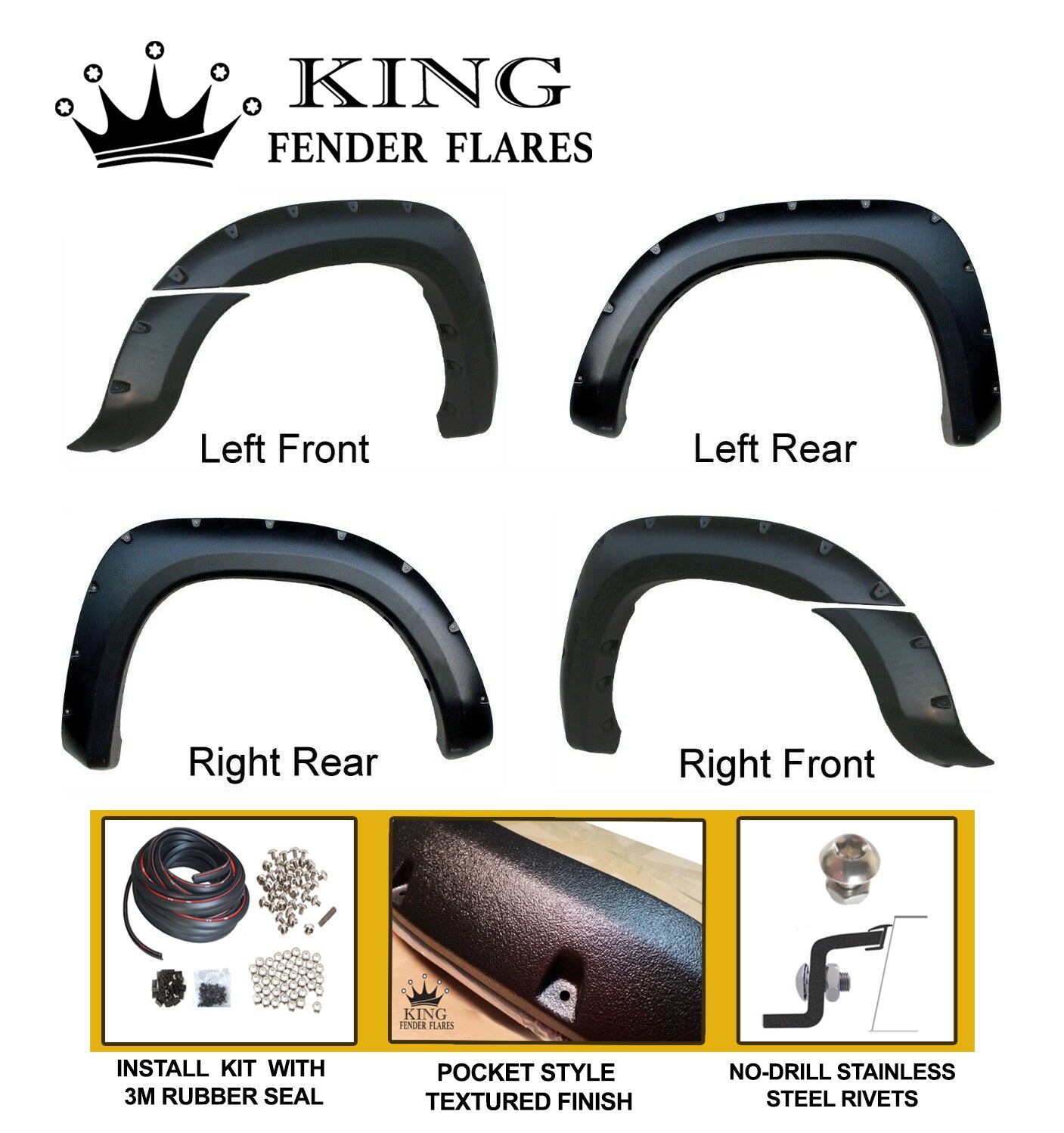2005-2011 TACOMA LONG BED POCKET STYLE
