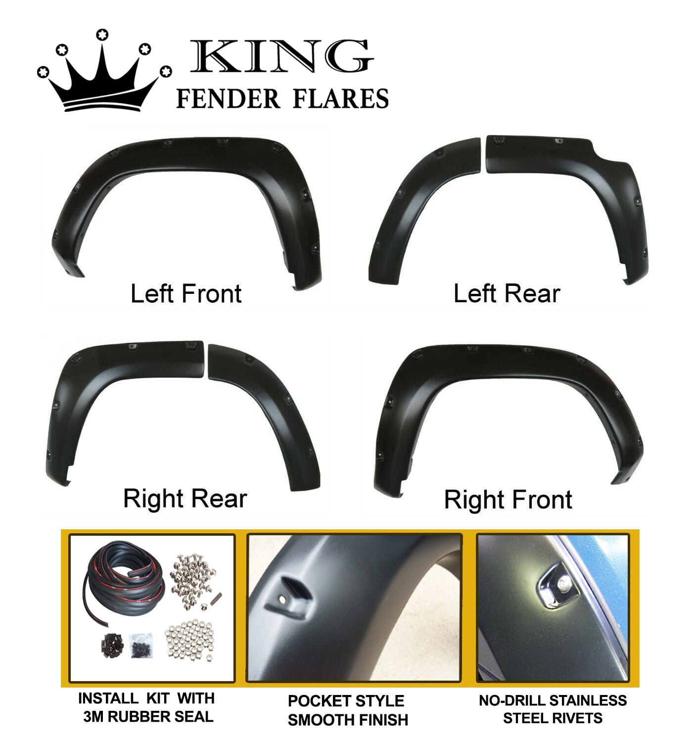 2014-2022 TOYOTA 4RUNNER POCKET STYLE