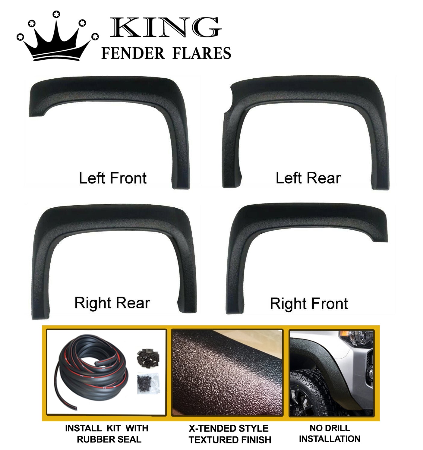 2007-2013 SILVERADO 1500 69.3 bed length X-TENDED STYLE