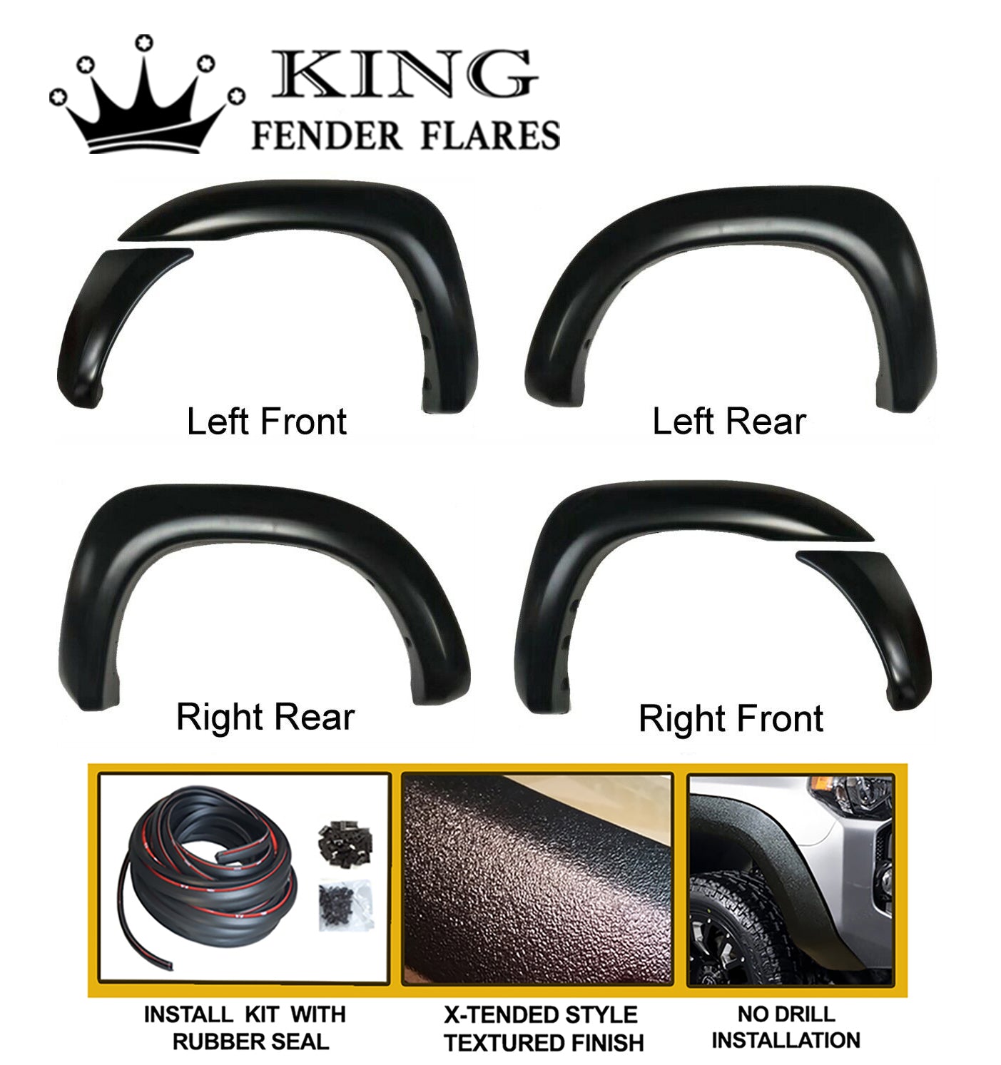 2005-2011 TACOMA SHORT BED X-TENDED STYLE