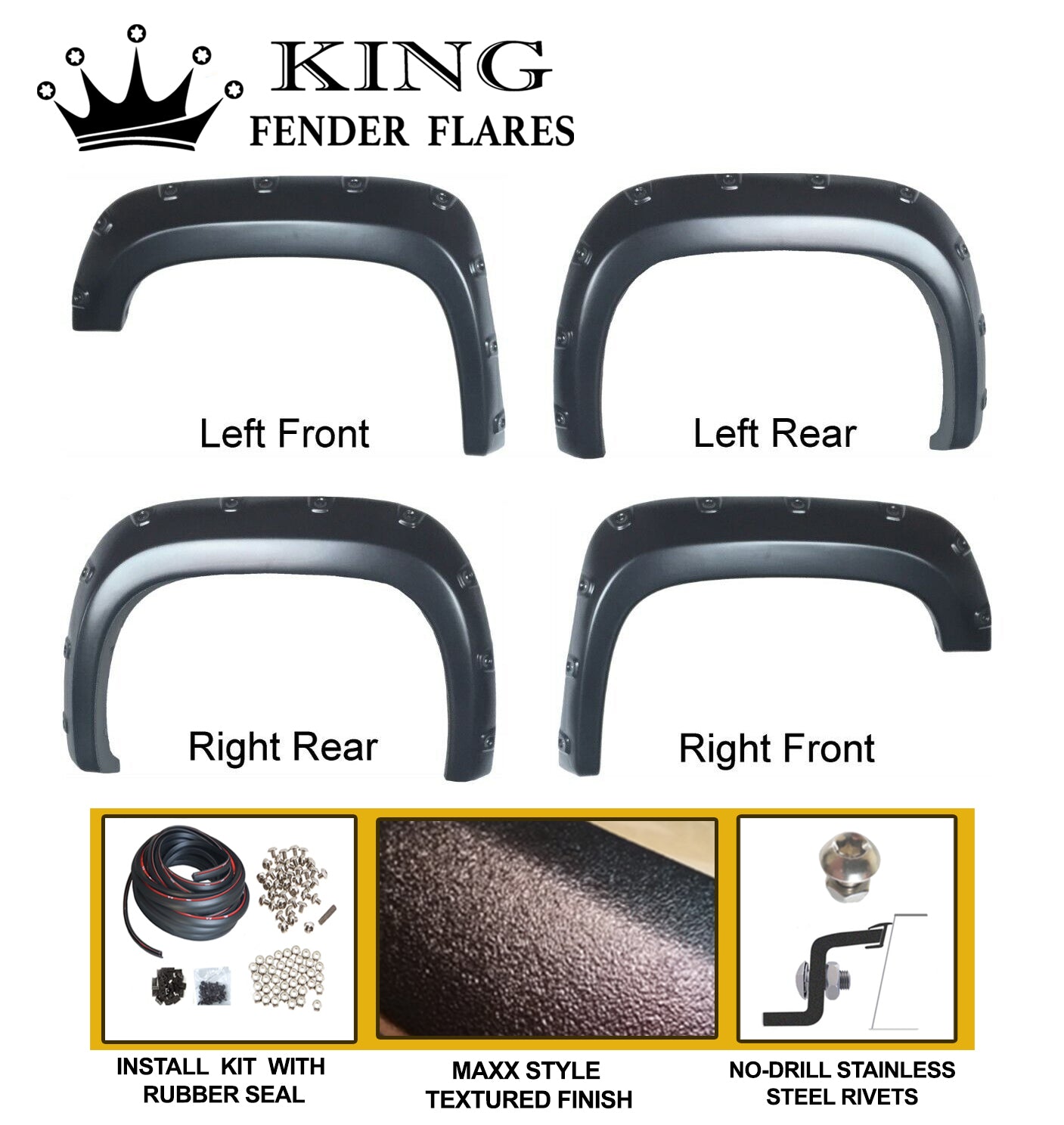 2007-2013 SIERRA 1500 69.3 bed length MAXX STYLE