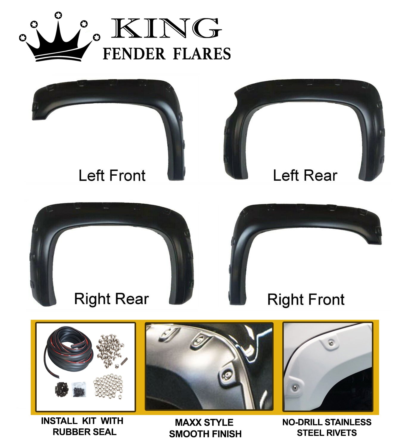 2007-2013 SILVERADO 1500 69.3 bed length MAXX STYLE