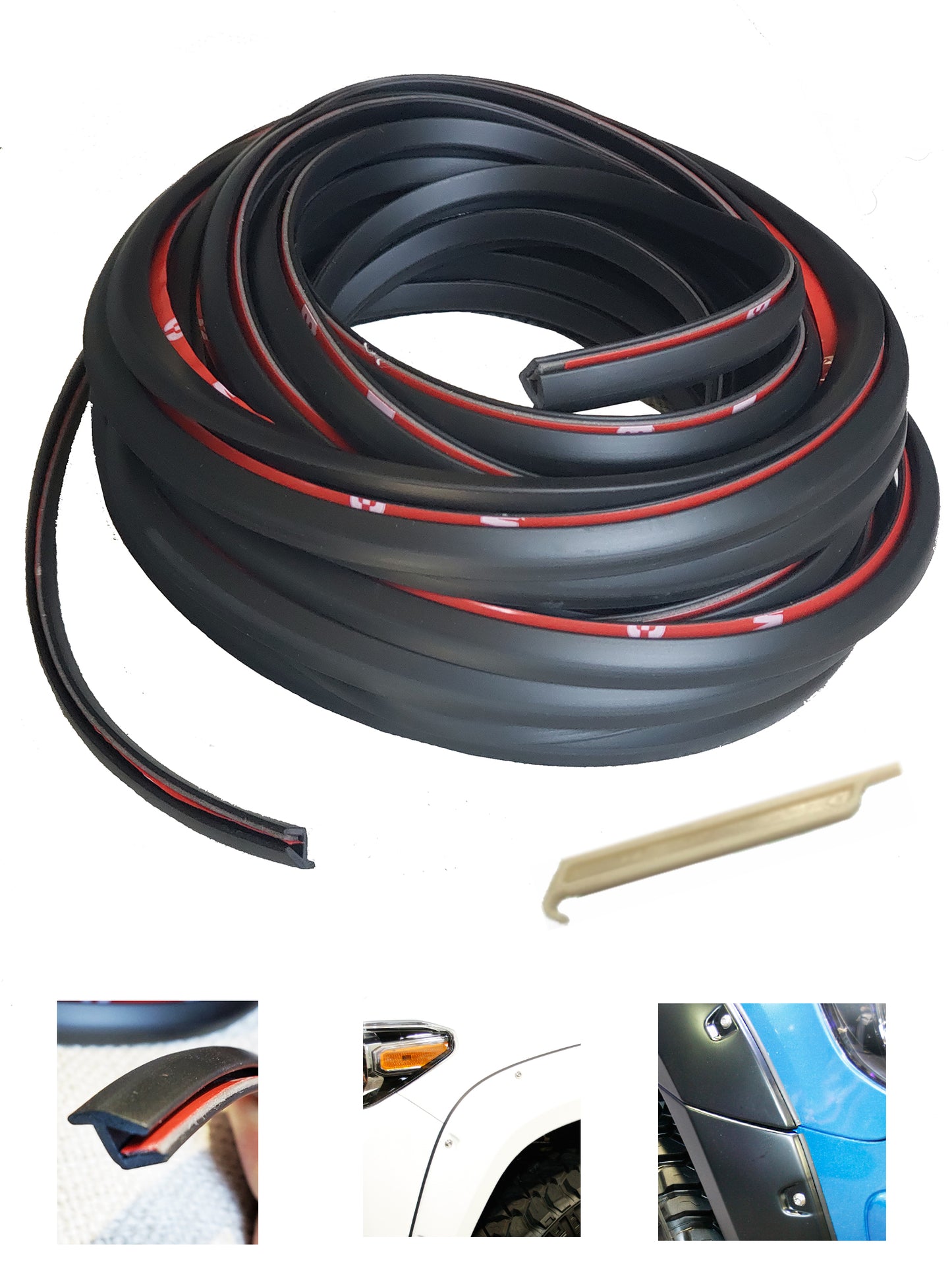Rubber Fender Flare Trim