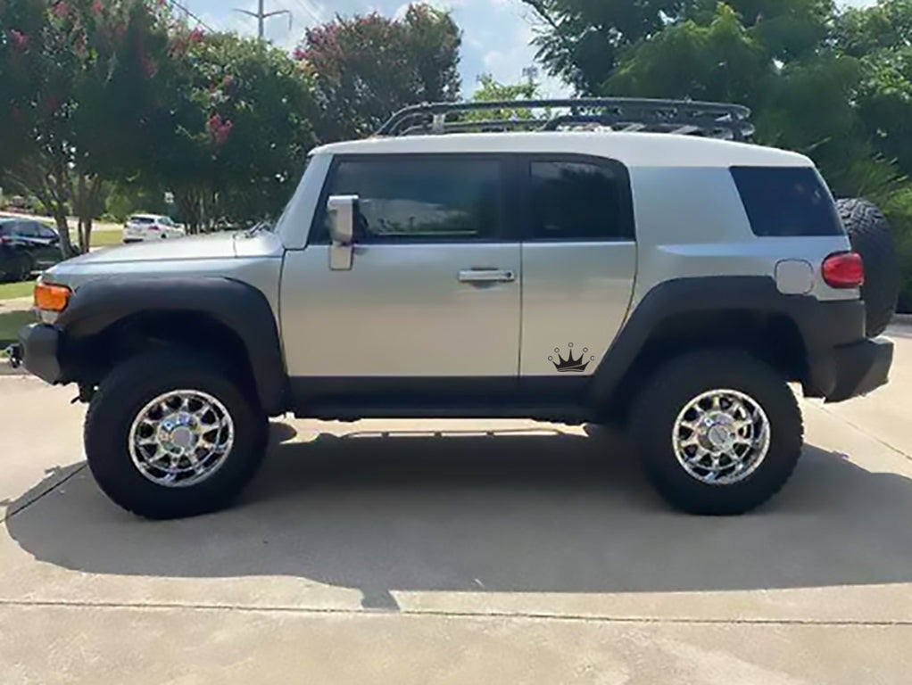 4PCS Glossy Pocket Riveted Style Wheel Fender Flares For 2007-2014 FJ Cruiser