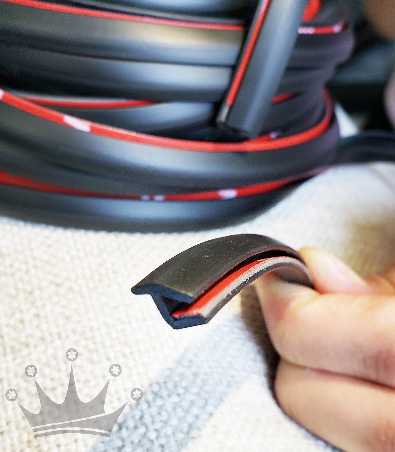 D-Lumian Fender Flare Edge Trim – 60Ft Rubber Seal, T-Style, Universal For Trucks & Cars